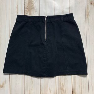 Fashion Nova Skirts - Black Tie Up & Zipper Mini Skirt Fashion Nova Skirts - Black Tie Up & Zipper Mini Skirt